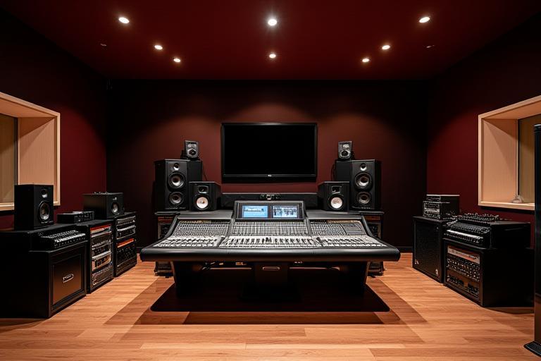 Overview of Control Room Apollo at Groove Studios Brasil